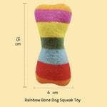 Soft Fleece Dog Chew Toy Fruit Vegetable Chicken Squeak