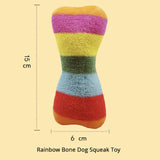 Soft Fleece Dog Chew Toy Fruit Vegetable Chicken Squeak