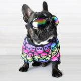 French Bulldog Skull Print Vest