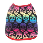 French Bulldog Skull Print Vest