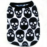 French Bulldog Skull Print Vest