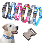 Nameplate ID Collars Adjustable